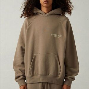 NWT Essentials Fear of God Men's Desert Taupe Hoodie MEDIUM